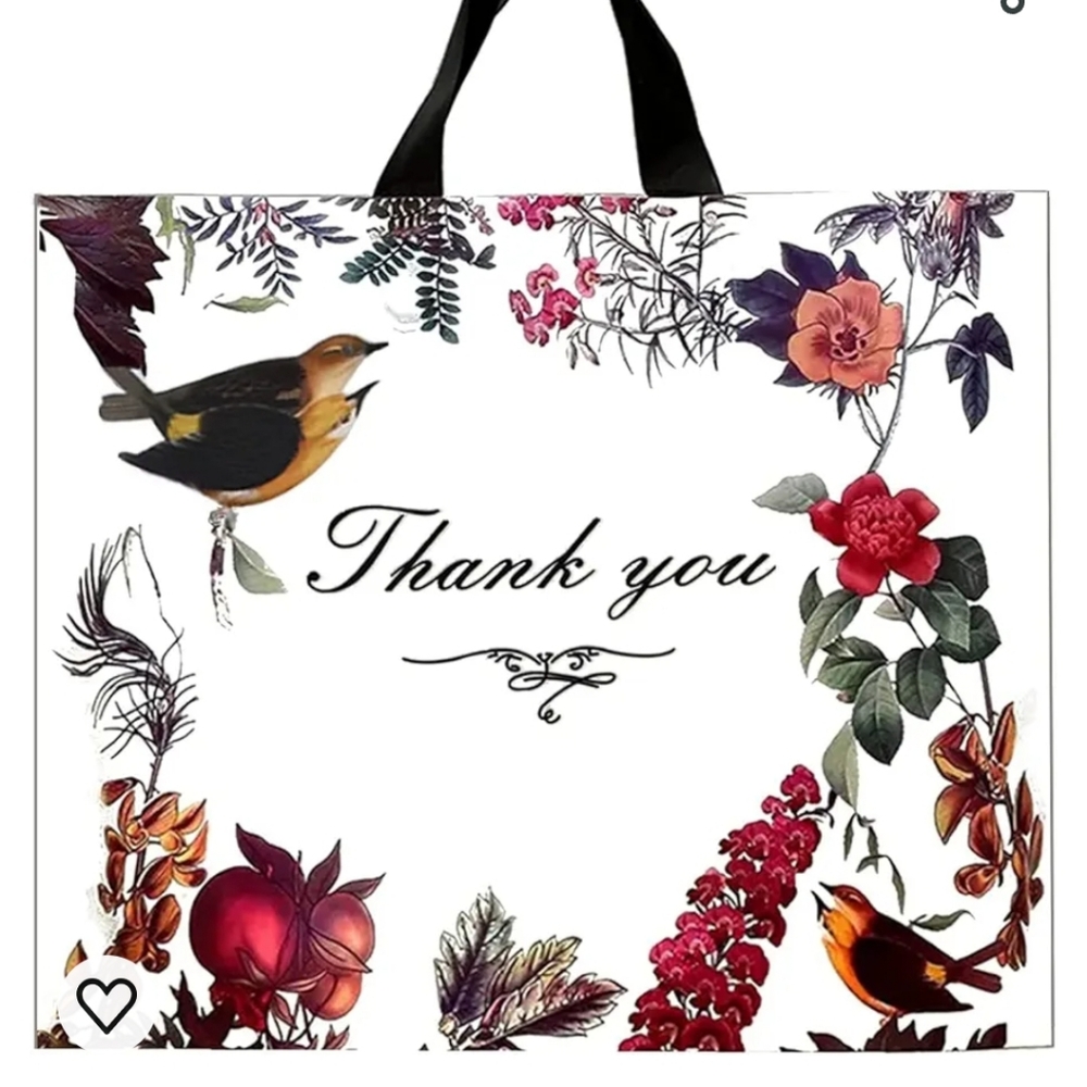 50 Pack Thank You Gift Bags NWT